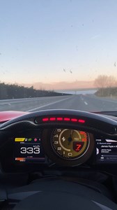 Ferrari F8 cruising at 333kmh on German Autobahn! Perfectly legal by professionelle Driver 🙌 -334kmh/208mph -Do Not Try this at Home -always keep right on Autobahn -Driver @vargapeti123 #autobahn #ferrai #300kmh #topspeed #highspeed #germanautobahn #f8 #racing #speeding #f8tributo #tributo | Autobahn Swimmer