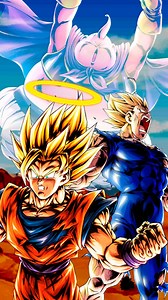 37K views · 1.3K reactions | #goku & Majin #vegeta vs #majinbuu | #dragonballz | SymbioteLeonHD | Facebook