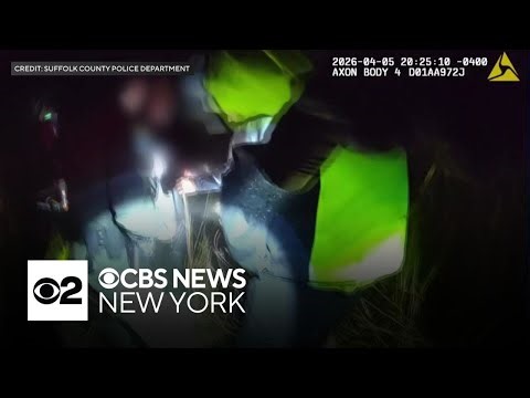 Bodycam video shows teen stuck in mud rescued by police