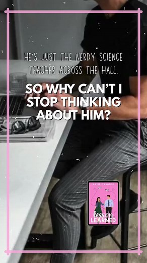 Lesson Learned by Katie Cawood is a SLOW BURN teacher romance you should add to your TBR right now! Audiobook coming July 29! 💗 friends to lovers 💗 spicy (eventually) 💗 emotional affair 💗 funny/witty banter 💗 cute moments with kids #katiecawood #kindle #kindleunlimited #romancerecs #bookrecommendations #teachersoftiktok