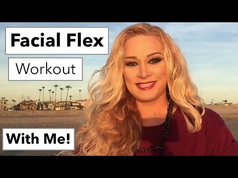 Facial Flex: Looksmaxxing Workout with Me! All Natural Face Lift
