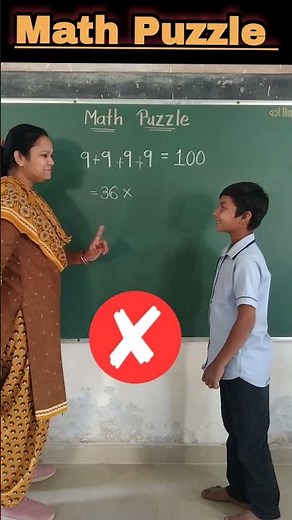 Math Puzzle/Brain Test/innovative ideas #education #school #students #short #youtubeshorts #maths