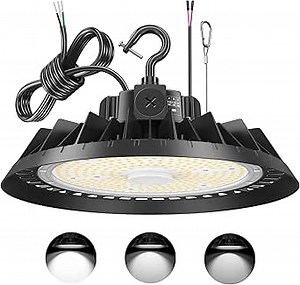 480 Volt LED High Bay Light 150W 120W 90W Adjustable ETL DLC Listed Industrial Grade UFO High Bay LED Shop Light 5000K IP65 Waterproof Commercial Bay Lighting for Warehouse 277-480VAC
