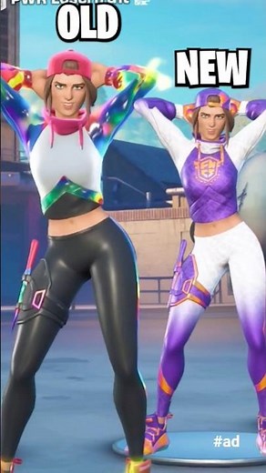 OLD VS NEW ‪@fortnite‬ OUTFITS 🥰 #ad