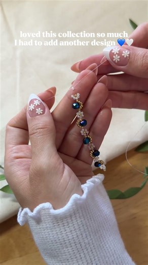make this bracelet with me 💙✨
