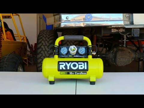 Ryobi 18V Cordless 1 Gallon Air Compressor TEST and Review P739 is it worth it!!!!!