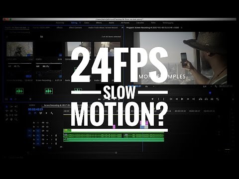 How to do 24fps Slow Motion (Tutorial)