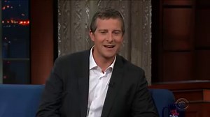 217K views · 1.1K reactions | ‘Hostile Planet’ host Bear Grylls walks Stephen through the proper etiquette of drinking urine. | The Late Show with Stephen Colbert | Facebook