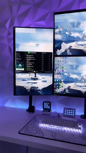 Triple Monitor Setup Game Room Transformation