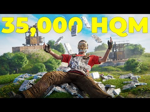 Controlling The MOST OVERPOWERED QUARRY ON WIPE DAY - Rust