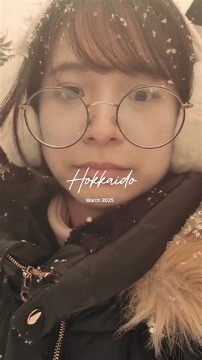 Frozen Bunny in March #kawaii #Hokkaido #Japan #onegaibunny #CapCut