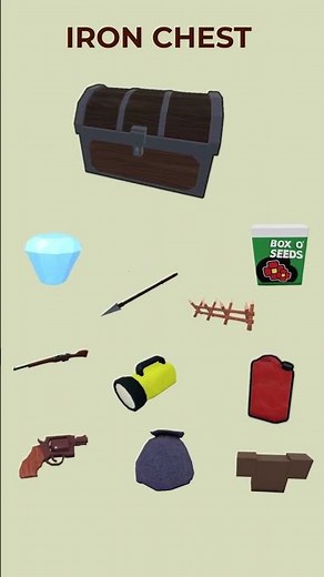 What's in the chest ? Iron Chest | 99 Nights in the Forest | Roblox