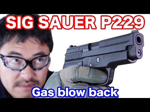 TANAKA SIG SAUER P229 GBB Gas Blowback Airsoft Gun Review by Mac Sakai #557
