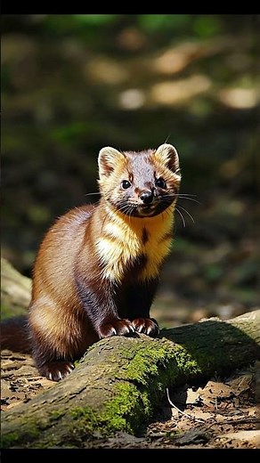 Pine Marten: The Hidden Gem of the Woodland! #PineMarten #Wildlife #NatureLover #ForestLife