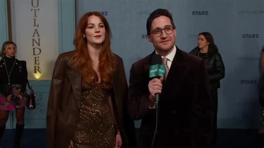 Izzy Meikle-Small - Outlander S8 Red Carpet Interview | Outlander America