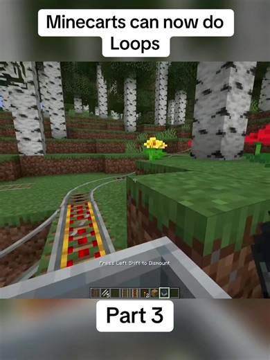 Jakhehhh (@nangbekt6zp)’s video of minecraft roller coaster loop