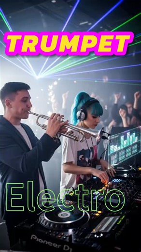 Electronic, Trumpet #shorts #electronicmusic #trance #trumpet #techno