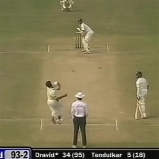 "Rahul Dravid Getting Bowled Out In Test (Part 2)