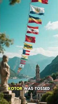 The Hidden Medieval City Between Mountains And Sea — Kotor, Montenegro 🇲🇪🏰🌊 #facts #historyshorts