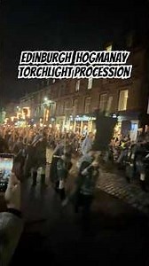 Edinburgh Hogmanay Festival 2025 - Torchlight Procession - 29th December #newyearcelebration #shorts