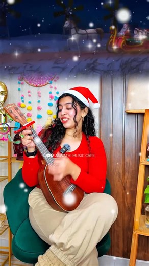 Aswathi Krishna on Instagram: "Christmas vibes on Ukulele 🎶✨ Playing a Christmas Mashup with Jingle Bells and Last Christmas on Ukulele ❤️ This is a simple ukulele tutorial that also works perfectly for guitar players. If you’re a beginner, this mashup uses easy chords and smooth transitions, making it perfect for Christmas songs practice 🎄 Save this reel and try playing it today ✨ 🎸 Works for Ukulele & Guitar 🎄 Perfect for Christmas 2025 🎶 Beginner friendly mashup tutorial 👉 Comment “CHOR