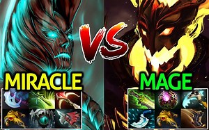 【DOTA2】Miracle- 恐怖利刃 VS Mage 影魔 - 物理大战魔法,终究是谁能笑道最后？ By Dota2 HighSchool