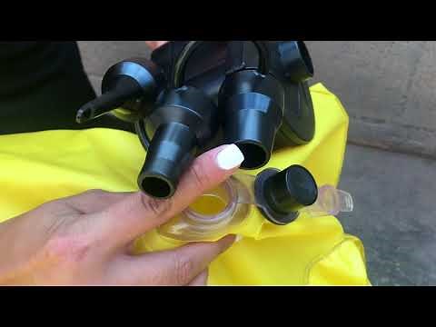 How to inflate and deflate your Derby Duck pool inflatable.