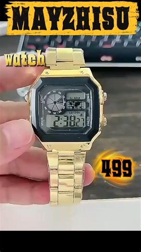 MAYZHISU Stainless Steel Digital Watch RS 499 😱🔥#digital #watch #shorts