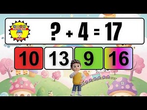 Find the Missing Number! | Fun Addition Quiz for Kids