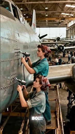 Rosie the Riveter: The Woman Who Powered America’s War Machine #ai #warstories