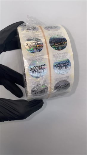 Direct Designs Printing & Packaging on Instagram: "Authenticity stickers Customizable with your logo & text! Dm to order"