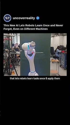 This New AI Tech Let Robots Learn Once & Never Forget, Even On Different Machines #tech #shorts