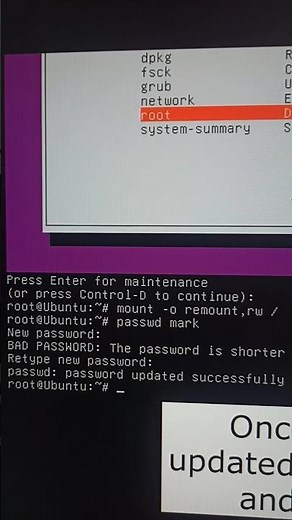 How to Quickly Reset a Forgotten Password on Ubuntu