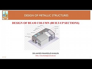 DESIGN OF BEAM COLUMN BUILT UP SECTION (LRFD)