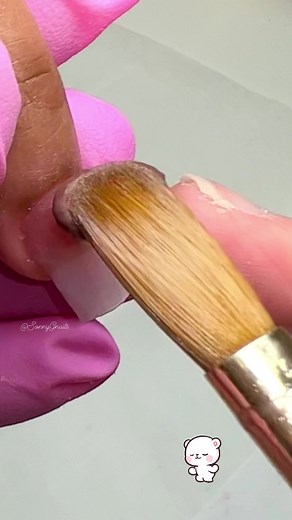 2.4M views · 10K reactions | Clear French Tips on Matte Finish癩 #acrylicnails #squarenails #manicure #frenchnails #naildesigns #fyp #explore #beauty | Seon Kim | Facebook