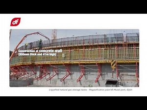 LNG Storage Tanks. El Musel Regasification Plant