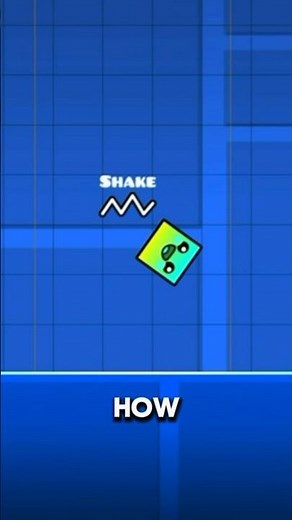 How to make your gameplay shake in geometry dash #geometrydash #editor #howto #shorts