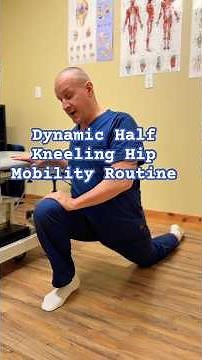 Dynamic Multiangle Hip Mobility Routine in Half Kneeling #hipflexors #hipmobility