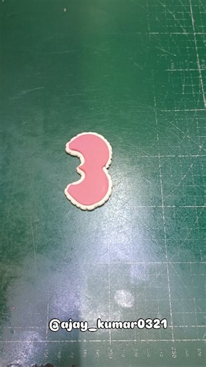 Ajay Diwakar on Instagram: "How to make fondant number three super easy super quick / alphabet / cake topper . . Hi this is a fondant number three making tutorial . . #number #three #alphabet #fondant #cake #topper #crafts #kids #fondantcake #ajay_kumar0321 @ajay_kumar0321"