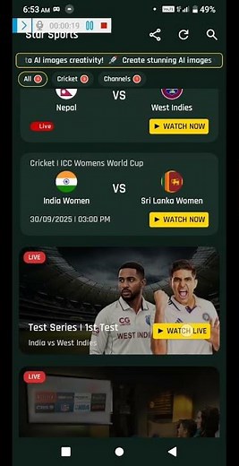 star sports one live cricket app