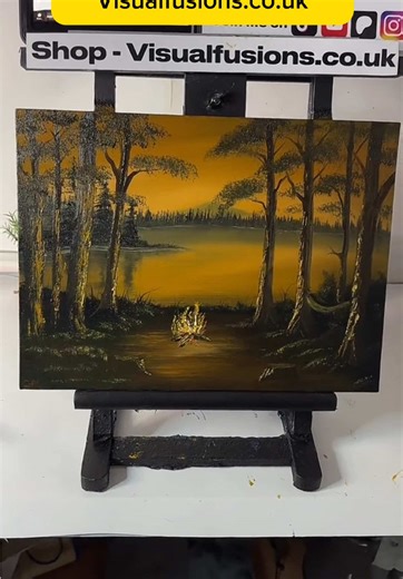 Oil paintings and prints available at my website Visualfusions.co.uk - Learn how to paint with me using oil paints & Acrylic . Im an Artist from the uk 🇬🇧 I mainly use the wet on wet ( Alla prima) painting technique on canvas using brushes & a palette knife inspired by Bob Ross & William Bill Alexander. I paint landscape portrait seascape snowscape Northern lights . Aurora galaxy Dragons dinosaurs space nature sunset animals enchanted other scenery . Handmade - Drawing Easy painting ideas - Be