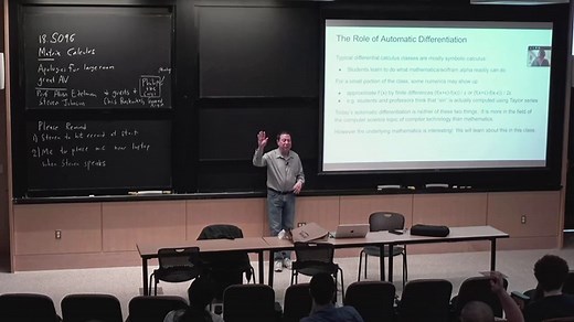 MIT 18.S096 Matrix Calculus For Machine Learning And Beyond, IAP 2023 : MIT OpenCourseWare : Free Download, Borrow, and Streaming : Internet Archive