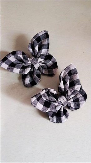 Trending Butterfly Clip 🦋 butterfly clip making #butterflyclip #hairclip #diyhairclip