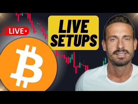 BITCOIN AND CRYPTO LIVE NEW SETUPS!!