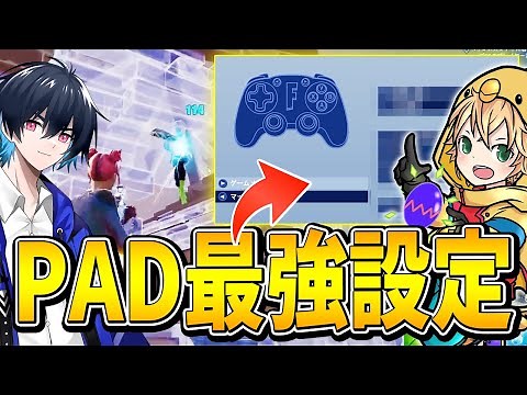 【超必見】最強PADプロみにぴよのマネすべきPAD設定を大公開してもらいます！【フォートナイト/Fortnite】