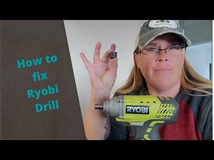 How to fix Ryobi hammer drill chuck.