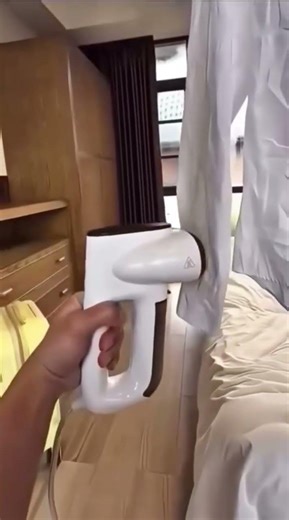 Handheld Clothing Steamer – Quick & Easy Wrinkle Removal #garmentsteamer #clothingsteamer