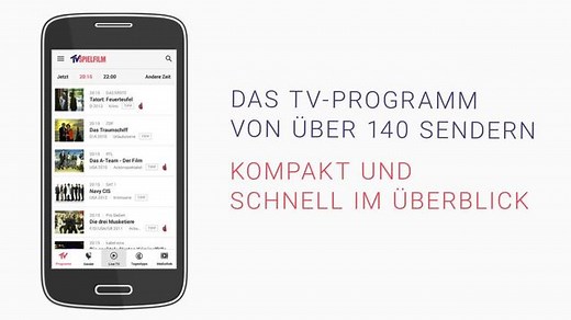 TV Spielfilm ab sofort mit Live-TV - Teaser