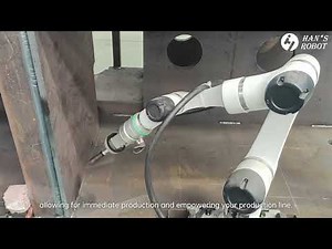 Han's Robot Application - Forging Machine Base Welding