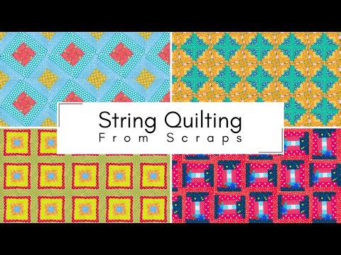 Don't Throw Away Fabric Scraps! Create Amazing Quilt Blocks From Leftover Fabric |String Quilt Block